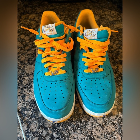 NIKE men’s size 13 2013/20124 AIR FORCE 1 LOWS Marbled Swoosh 488298 – 313 - Picture 4 of 16